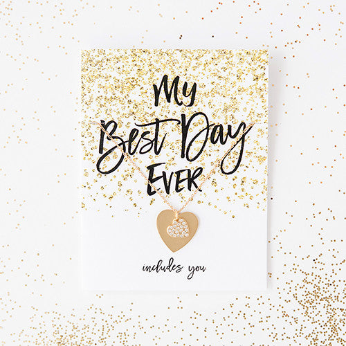 SPARKLE THANK YOU CARD WITH FOLD - AyaZay Wedding Shoppe