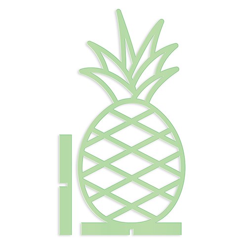 ACRYLIC PINEAPPLE - TABLETOP DECORATION IN DAIQUIRI GREEN - AyaZay Wedding Shoppe