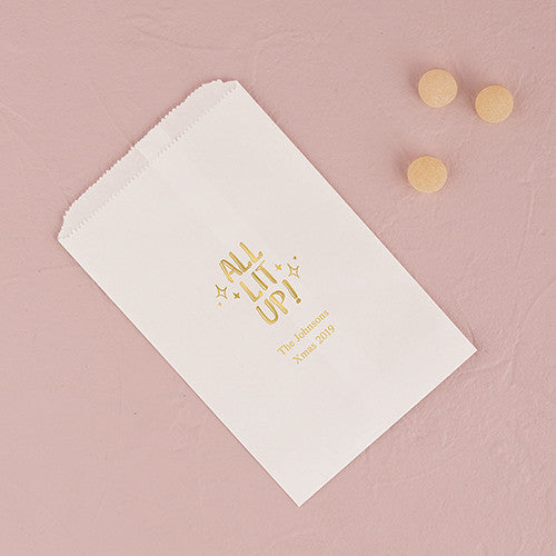 "All Lit Up!" FLAT POCKET STYLE GOODIE BAG - AyaZay Wedding Shoppe