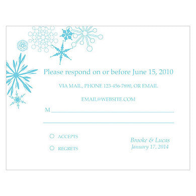 WINTER FINERY RSVP - AyaZay Wedding Shoppe