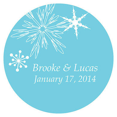 WINTER FINERY LARGE STICKER - AyaZay Wedding Shoppe