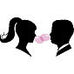 SWEET SILHOUETTES SMALL STICKER - AyaZay Wedding Shoppe
