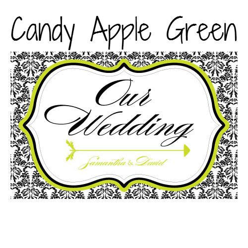 LOVE BIRD DAMASK WEDDING DIRECTIONAL SIGN - AyaZay Wedding Shoppe