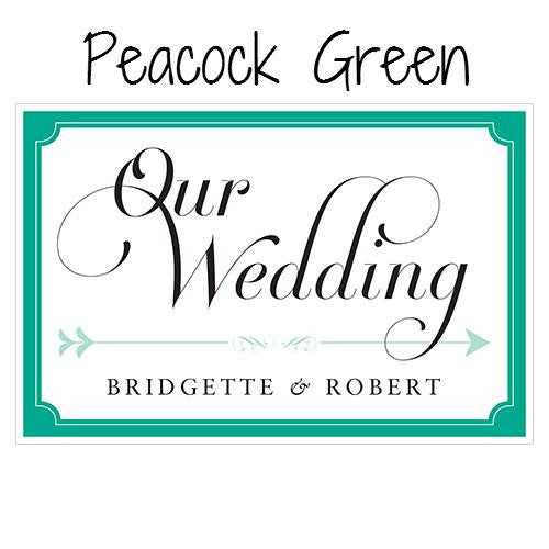 EXPRESSIONS WEDDING DIRECTIONAL SIGN - AyaZay Wedding Shoppe