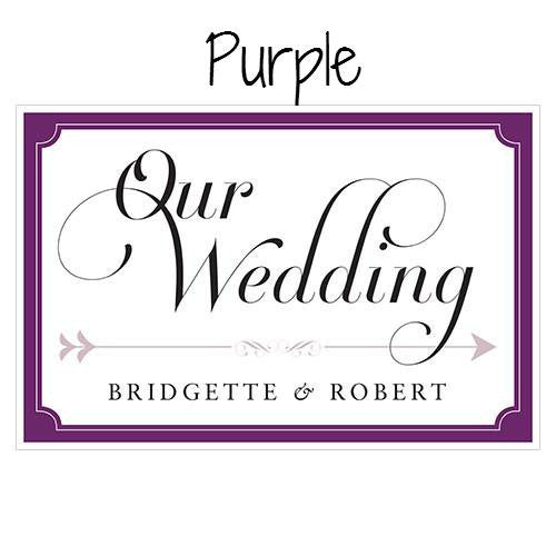EXPRESSIONS WEDDING DIRECTIONAL SIGN - AyaZay Wedding Shoppe