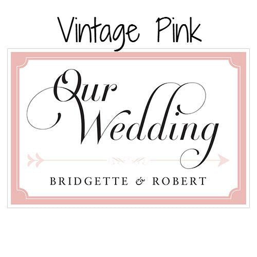 EXPRESSIONS WEDDING DIRECTIONAL SIGN - AyaZay Wedding Shoppe