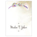 FEATHER WHIMSY PLACE CARD WITH FOLD - AyaZay Wedding Shoppe