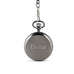 GUNMETAL MECHANICAL POCKET WATCH - AyaZay Wedding Shoppe