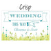 HOMESPUN CHARM WEDDING DIRECTIONAL SIGN - AyaZay Wedding Shoppe
