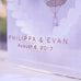 VINTAGE TRAVEL PERSONALIZED ACRYLIC SHADOW BOX GUEST BOOK ALTERNATIVE - AyaZay Wedding Shoppe