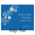 WINTER FINERY SAVE THE DATE CARD - AyaZay Wedding Shoppe