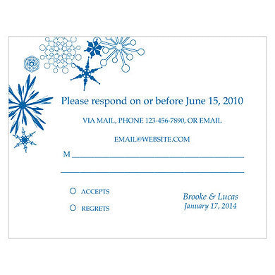 WINTER FINERY RSVP - AyaZay Wedding Shoppe