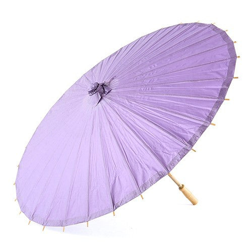 PAPER PARASOL WITH BAMBOO BONING (18 colours available) - AyaZay Wedding Shoppe