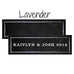 SMALL RECTANGULAR TAG WITH CHALKBOARD PRINT DESIGN - AyaZay Wedding Shoppe