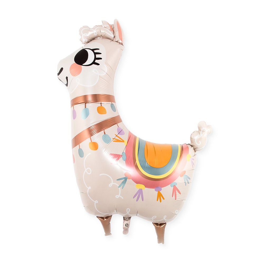 MYLAR FOIL PARTY BALLOON DECORATION - LLAMA