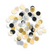 MIXED METALLICS JUMBO PARTY TISSUE CONFETTI - GOLD, SILVER, BLACK - AyaZay Wedding Shoppe