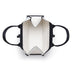 MODERN INITIAL COLORBLOCK TOTE - BLACK - AyaZay Wedding Shoppe