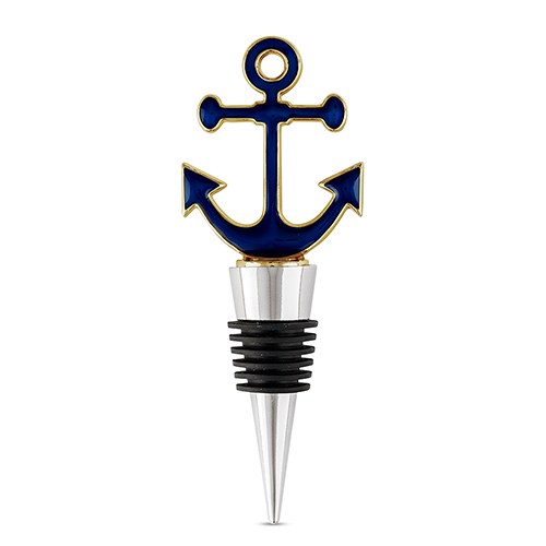 NAVY ANCHOR BOTTLE STOPPER - AyaZay Wedding Shoppe