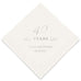 PERSONALIZED FOIL PRINTED PAPER NAPKINS - 40 Years
(50/pkg)