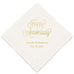 PERSONALIZED FOIL PRINTED PAPER NAPKINS - Happy Anniversary
(50/pkg)