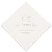 PERSONALIZED FOIL PRINTED PAPER NAPKINS - 65 Years

(50/pkg)