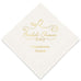 PERSONALIZED FOIL PRINTED PAPER NAPKINS - Bridal Shower
(50/pkg)