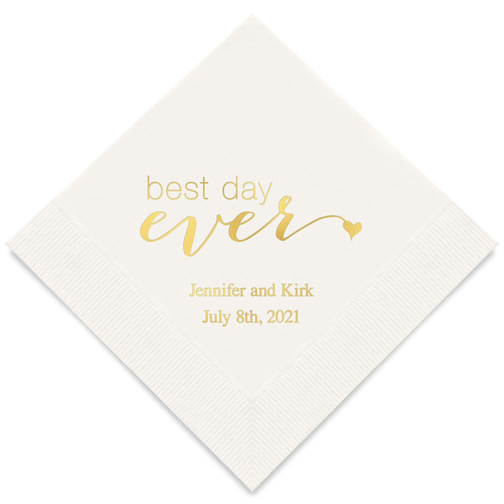 BEST DAY EVER PRINTED NAPKINS (50/pkg)