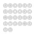 PERSONALIZED FOIL PRINTED PAPER NAPKINS - Gemstone Initial
(50/pkg)