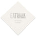 PERSONALIZED FOIL PRINTED PAPER NAPKINS - Eat Drink & Be Married - Block Style
(50/pkg)