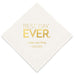 PERSONALIZED FOIL PRINTED PAPER NAPKINS - Best Day Ever Block Style
(50/pkg)