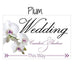 CLASSIC ORCHID WEDDING DIRECTIONAL SIGN - AyaZay Wedding Shoppe