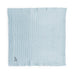 PERSONALIZED COTTON CABLE KNIT BABY BLANKET - MONOGRAM (pink/blue/white) - AyaZay Wedding Shoppe