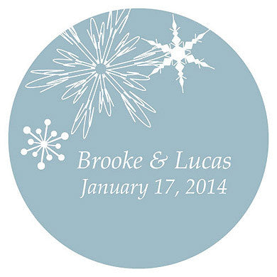 WINTER FINERY LARGE STICKER - AyaZay Wedding Shoppe