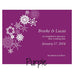 WINTER FINERY SAVE THE DATE CARD - AyaZay Wedding Shoppe