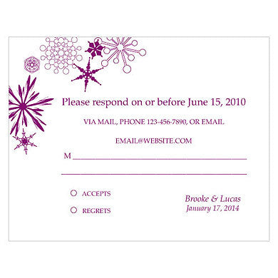 WINTER FINERY RSVP - AyaZay Wedding Shoppe