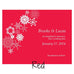 WINTER FINERY SAVE THE DATE CARD - AyaZay Wedding Shoppe