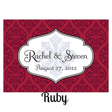 MOROCCAN LARGE RECTANGULAR TAG - AyaZay Wedding Shoppe