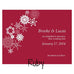 WINTER FINERY SAVE THE DATE CARD - AyaZay Wedding Shoppe