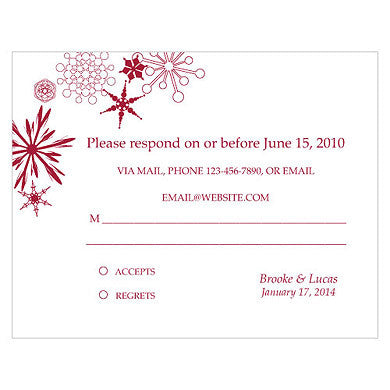 WINTER FINERY RSVP - AyaZay Wedding Shoppe