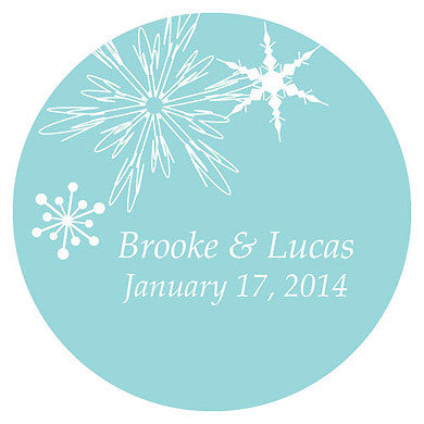 WINTER FINERY LARGE STICKER - AyaZay Wedding Shoppe