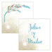 FEATHER WHIMSY NAMES SQUARE FAVOUR TAG - AyaZay Wedding Shoppe