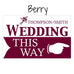 WEDDING THIS WAY WEDDING DIRECTIONAL SIGN - AyaZay Wedding Shoppe