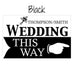 WEDDING THIS WAY WEDDING DIRECTIONAL SIGN - AyaZay Wedding Shoppe