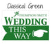 WEDDING THIS WAY WEDDING DIRECTIONAL SIGN - AyaZay Wedding Shoppe