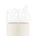 We're So Engaged Acrylic Cake Topper - White - AyaZay Wedding Shoppe