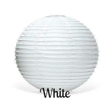 MEDIUM (16 in.) ROUND PAPER LANTERN - AyaZay Wedding Shoppe