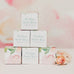 MINI CUSTOM PRINTED SQUARE PAPER FAVOR BOXES - FLORAL GARDEN PARTY