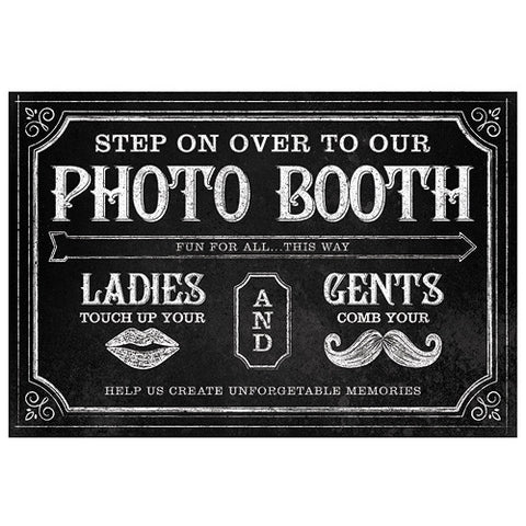 PERSONALIZED DIRECTIONAL SIGN WITH CHALKBOARD PRINT DESIGN - AyaZay Wedding Shoppe