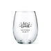 PERSONALIZED STEMLESS WINE GLASSES - SMALL