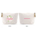 LARGE PERSONALIZED CANVAS MAKEUP & TOILETRY BAG FOR  WOMEN - FLORAL GARDEN